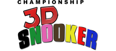 Championship 3D Snooker logo for ZX Spectrum